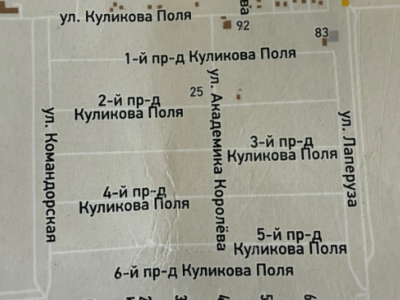1-й проезд Куликова поля